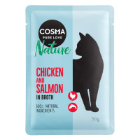 Cosma Nature kapsičky 18 x 50 g - kuře & losos