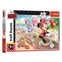 Puzzle Minnie na pláži 200