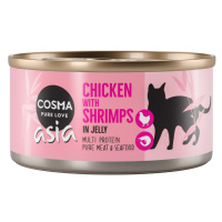 Cosma Thai/Asia v želé 24 x 170 g - Kuře s krevetami v želé