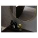 MEXEN Loft zrcadlo 45 cm, zlatý rám 9850-045-045-000-50