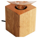 Venkovská stolní lampa přírodní dřevo včetně LED G170 - Bloc