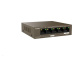 Tenda TEG1105PD - 5-port PoE PD Gigabit Ethernet Switch, 1x PoE IN, 4x PoE OUT, Kov, Fanless