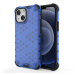 Honeycomb pancéřové pouzdro se silikonovým rámem pro iPhone 13 Mini 5.4" blue