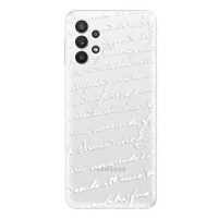 iSaprio Handwriting 01 White pro Samsung Galaxy A32 5G