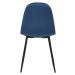 Jídelní židle LUISA modrá/černá