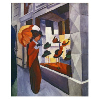 Obrazová reprodukce In front of the Hat Shop, 1914, August Macke, 33 × 40 cm