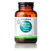 Viridian Valerian Root Organic - BIO kořen Kozlíku lékařského 400mg 60 kapslí