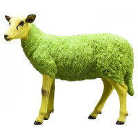 KARE Design Soška Ovce zelenožlutá 60cm