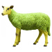 KARE Design Soška Ovce zelenožlutá 60cm