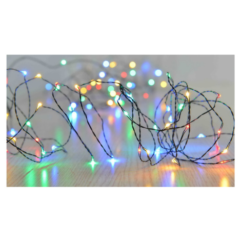 Giocoplast Světelný LED řetěz vnitřní, 80 LED multicolor, 8m