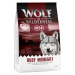 Wolf of Wilderness granule, 4 x 1 kg - 3 + 1 kg zdarma - Adult "Ruby Midnight" - hovězí a králič