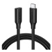 Ugreen USB-C/M to USB-C/F Gen2 5A Extension Cable 1m (Black)