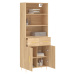 vidaXL Skříň highboard dub sonoma 69,5 x 34 x 180 cm kompozitní dřevo