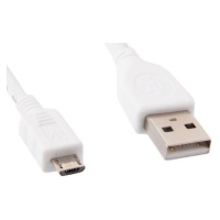 Usb kabel Micro Usb bílý