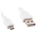 Usb kabel Micro Usb bílý