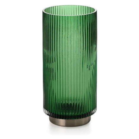 Váza AmeliaHome GALLO 25,5 cm lahvově zelená