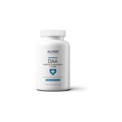 ALIVER DAA Kyselina D-asparagová + zinek tob. 120 Aliver Nutraceutics