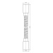 OMNIRES sprchová hadice, 125 cm antracit /AT/ 022-XAT