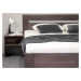 Zvýšená postel s úložným prostorem NICOLAS, 200x200, masiv buk