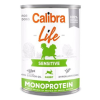 Calibra Dog Life konzerva pro psy s citlivým zažíváním s králičím 6 × 400 g