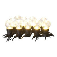 EMOS LED světelný řetěz – 10x párty žárovky čiré, 5 m, venkovní i vnitřní, teplá bílá