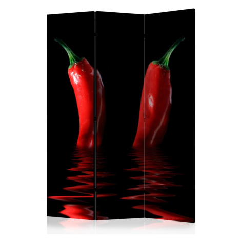 Paraván Chili pepper Dekorhome 225x172 cm (5-dílný) Artgeist