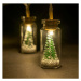 Nexos 65855 Vánoční dekorativní řetěz - 8 LED, mini skleničky se stromky
