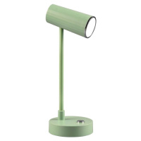 Světle zelená LED stmívatelná stolní lampa (výška 28 cm) Lenny – Trio
