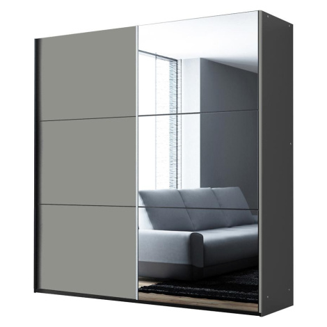 Skříň Vigo 120 platinum/zrcadlo BAUMAX