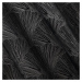 Dekorační vzorovaný velvet závěs s kroužky GOYA PIERRE CARDIN 140x250 cm černá (cena za 1 kus) M