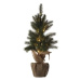 EMOS LED vánoční stromek, 52 cm, 3x AA, vnitřní, teplá bílá, časovač