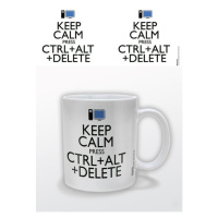 Hrnek Keep Calm Press Ctrl Alt Delete, 0,315 l