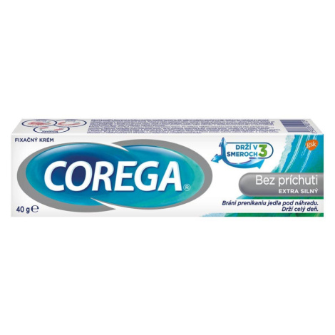 Corega Bez příchuti extra silný silný fixační krém 40g
