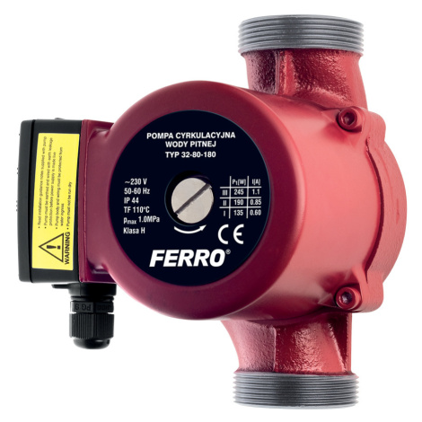 Ferro oběhové čerpadlo pro pitnou vodu 32-80/180mm (Novaservis)