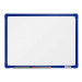 boardOK Bílá magnetická tabule s emailovým povrchem 60 × 45 cm, modrý rám