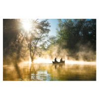 Fotografie Everglades ya National Park - canoeing in mist, Douglas Rissing, 40 × 26.7 cm