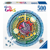 RAVENSBURGER Kruhové Sladkosti 500 dílků