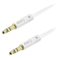 AlzaPower FlatCore Audio 3.5mm Jack (M) to 3.5mm Jack (M) 1m bílý