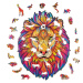 Unidragon Dřevěné puzzle Mysterious Lion 327 ks