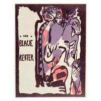 Obrazová reprodukce Cover of Catalogue for Der Blaue Reiter, Wassily Kandinsky, 30 × 40 cm