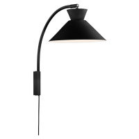 Nordlux Nordlux - Nástěnná lampa DIAL 1xE27/40W/230V černá