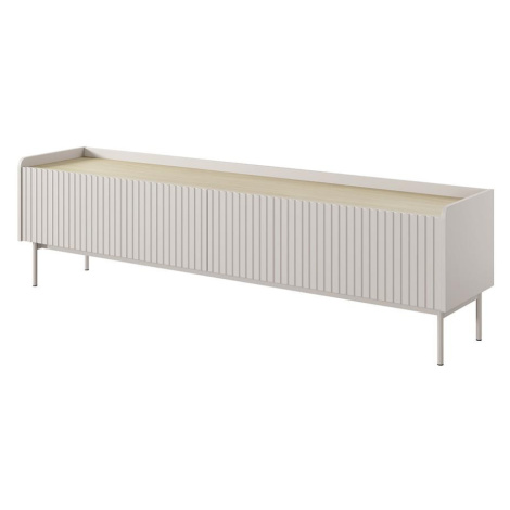 TV stolek Level RTV E 181 2d Beige/ dub Scandi BAUMAX