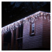 VOLTRONIC® 59796 Vánoční světelný déšť 600 LED studená bílá - 15 m + ovladač