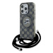 Kryt Karl Lagerfeld KLHMP15XHCKCKLCK iPhone 15 Pro Max 6.7" black hardcase IML Crossbody Monogra