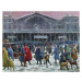 Obrazová reprodukce Gare de l'Est Under Snow, 1917, Maximilien Luce, 40 × 30 cm