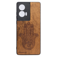 Dřevěné Pouzdro Bewood pro Motorola Edge 50 Fusion Hamsa Imbuia