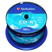 VERBATIM CD-R(50 ks)Spindle/Extra Protection/DL/52x/700MB