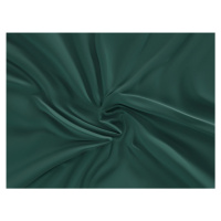 Kvalitex satén prostěradlo Luxury Collection tmavě zelené 180x200