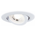 PAULMANN LED vestavné svítidlo 3-krokové-stmívatelné 10ks-sada výklopné kruhové 82mm 70° 10x4,8W