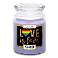 IMPAR Svíčka s vůní levandule - LGBT Love is love 500 g